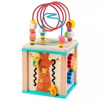 Cub 5 in 1 activitati copii, tip Montessori, 31x 15.5 cm, 7Toys