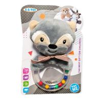 Jucarie zornaitoare de plus cu inel, 7Toys