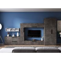 Living Pati 184 - Mobila Sufragerie Gri Beton