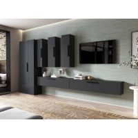 Living Pati 190 - Mobila Sufragerie Gri Antracit