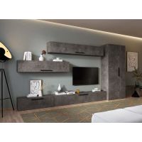 Living Pati 206 - Mobila Sufragerie Gri Beton