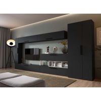 Living Pati 214 - Mobila Sufragerie Gri Antracit