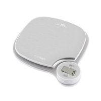 Cantar digital de bucatarie ETA ECOlogic 4770 90000, nu necesita baterii, 5 Kg, Tara, otel inoxidabil