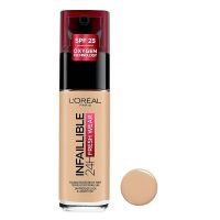 Fond de Ten Rezistent la Transfer - L&#039;Oreal Paris Infaillible 24H Fresh Wear, nuanta 100 Linen, 30 ml
