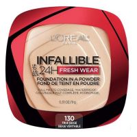 Pudra Compacta - L&#039;Oreal Paris Infaillible 24H Fresh Wear Foundation In A Powder, nuanta 130 True Beige, 9 g