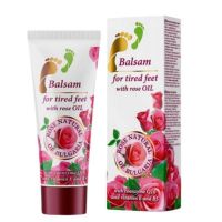Balsam Bulfresh pentru picioare cu ulei de trandafir, coenzima Q10 și vitamina E &amp; B5 75 ml