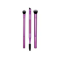 Set 3 Pensule pentru Aplicarea Fardului de Ochi - Real Techniques Eye Shade &amp; Blend Makeup Brush Trio, 1 buc