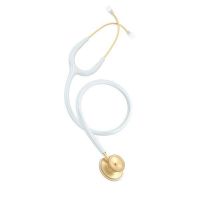 Stetoscop cu cap dublu Mdf Acoustica Deluxe 747XP, pentru adulti - Galben
