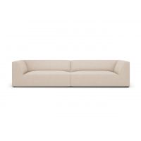 Canapea 4 locuri, Ruby, Micadoni Home, BL, 302x93x69 cm, poliester, bej