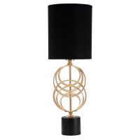 Lampa de masa Circly, Mauro Ferretti, Ø20 x 58.5 cm, 1 x E27, 40W, fier/PVC/textil