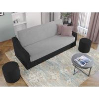 Canapea Iris Gri Deschis / Gri Antracit