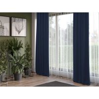 Set 2 draperii Albastru