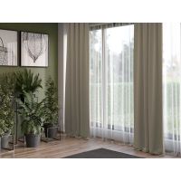 Set 2 draperii Bej / Cappuccino