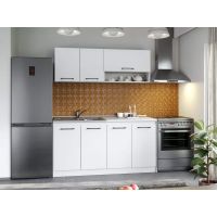 Set Mobila Bucatarie Mina Pure 160 Alb C50