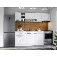 Set Mobila Bucatarie Mina Pure 230 Alb C56