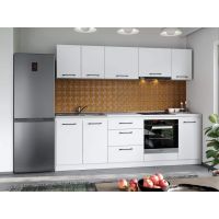 Set Mobila Bucatarie Mina Pure 240 Alb C42