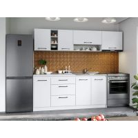 Set Mobila Bucatarie Mina Pure 240 Alb C46