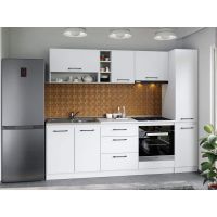 Set Mobila Bucatarie Mina Pure 244 Alb C44