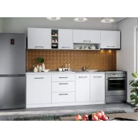 Set Mobila Bucatarie Mina Pure 260 Alb C43