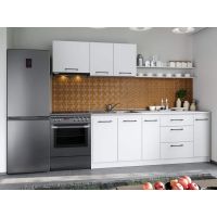 Set Mobila Bucatarie Mina Pure 260 Alb C55