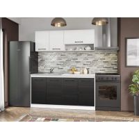 Set Mobila Bucatarie Mina Yang 160 Ferrara/Alb C131