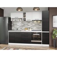 Set Mobila Bucatarie Mina Yang 244 Ferrara/Alb C125