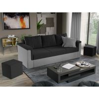 Canapea Extensibila Faro gri / negru