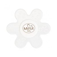 Jucarie Dentitie Floare din Silicon, luni 3+ - Minut Baby, 1 buc