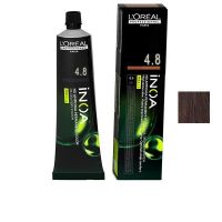 Vopsea de Par Demi-permanenta L&#039;Oreal Professionnel Inoa 4.8 Mocha Brown, 60 ml