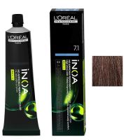 Vopsea de Par Demi-permanenta L&#039;Oreal Professionnel Inoa 7.1 Blond Cendre, 60 ml