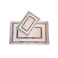 Set covoare baie 2 piese, antiderapante, 60x100/ 40x60 cm Engros
