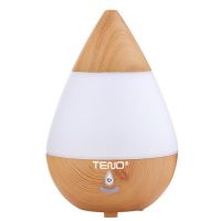 Difuzor Aromaterapie Teno&reg;, 7 culori LED, lumini dinamice, buton on/off, capacitate 235ml, silentios, umidifica aerul, stejar deschis