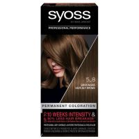 SHORT LIFE - Vopsea de Par Permanenta - Syoss Professional Performance Permanent Coloration Baseline, nuanta 5_8 Hezelnut Brown