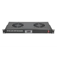 Extralink 19' RACK MOUNT FAN PANEL (2 FANS) WITH THERMOSTAT Panou ventilator (EX.19089)