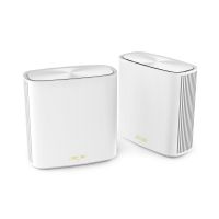 ASUS ZenWiFi XD6 2-pack Bandă dublă (2.4 GHz/ 5 GHz) Wi-Fi 6 (802.11ax) Alb 4 Intern (90IG06F0-MO3R40)