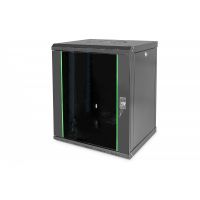 DIGITUS Digitus DN-19 12-U-SW rack-uri 12U Raft montat pe perete Negru (DN-19 12-U-SW)