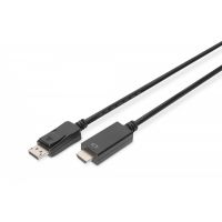 DIGITUS DisplayPort Adapter Cable, DP - HDMI type A (AK-340303-030-S)