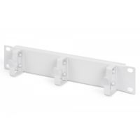 DIGITUS 254 mm (10') 1U cable management panel 3x cable rings, 44x254x50 mm, grey (RAL 7035) (DN-10 ORG-1U)