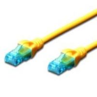 DIGITUS CAT 5e U-UTP patch cord, PVC AWG 26/7, length 15 m, color yellow (DK-1512-150/Y)