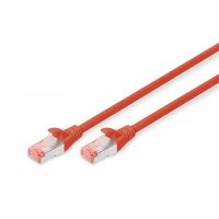 DIGITUS CAT 6 S-FTP patch cord, Cu, LSZH AWG 27/7, length 2 m, color red (DK-1644-020/R)