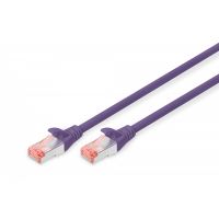 DIGITUS CAT 6 S-FTP patch cord, Cu, LSZH AWG 27/7, length 2 m, color violet (DK-1644-020/VI)