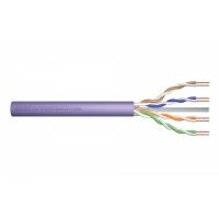 DIGITUS CAT 6 U-UTP installation cable, 250 MHz, AWG 23/1 Dca (LSZH-1), 305 m, paper box, simplex, purple (DK-1614-VH-305)