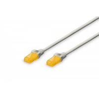 DIGITUS CAT 6A U-UTP patch cord, Cu, LSZH AWG 26/7, length 0.5 m, color grey (DK-1613-A-005)