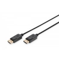 DIGITUS DisplayPort connection cable, DP M/M, 2.0m, w/interlock, DP, 1.1a conform, bl (AK-340103-020-S)