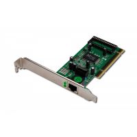 DIGITUS Gigabit Ethernet PCI Card 32-bit, low profile bracket, RTL8169SC chipset (DN-10110)