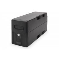 DIGITUS Line-Interactive UPS, 600VA/360W 12V/7Ah x1 battery,2x CEE 7/7 outlet,RJ-11,LED (DN-170063)