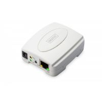 DIGITUS USB Print Server, 1-Port 1x RJ45, 1x USB A, USB 2.0 (DN-13003-2)