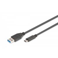 DIGITUS USB Type-C connection cable, type C to A M/M, 1.0m, 3A, 5GB, 3.0 Version, bl (AK-300136-010-S)