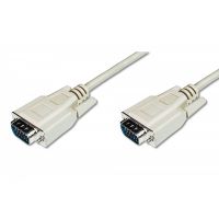 DIGITUS VGA Monitor connection cable, HD15 M/M, 1.8m, 3CF, be (AK-310100-018-E)