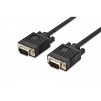 DIGITUS VGA Monitor connection cable, HD15 M/M, 1.8m, 3Coax/7C, 2xferrite, bl (AK-310103-018-S)
